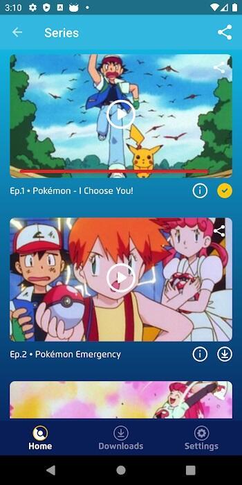 Pokemon TV স্ক্রিনশট 1