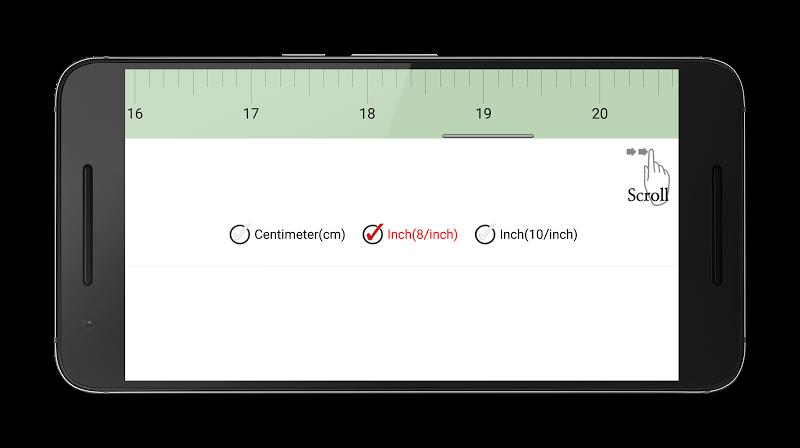 Tape measure: cm, inch Screenshot 3