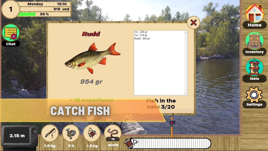 Schermata Real Fishing 2