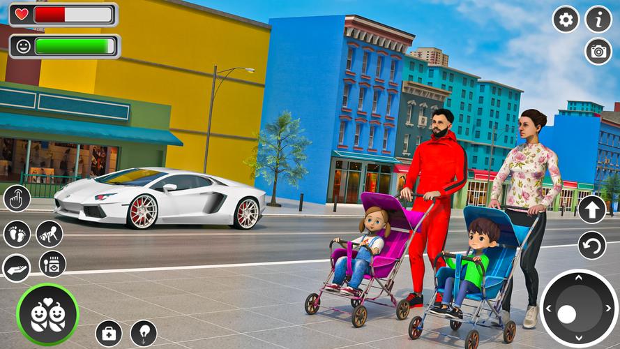 Virtual Mom Dad: Baby Games Ekran Görüntüsü 3