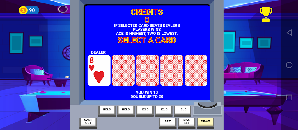 Video Poker Big Bet Screenshot 2