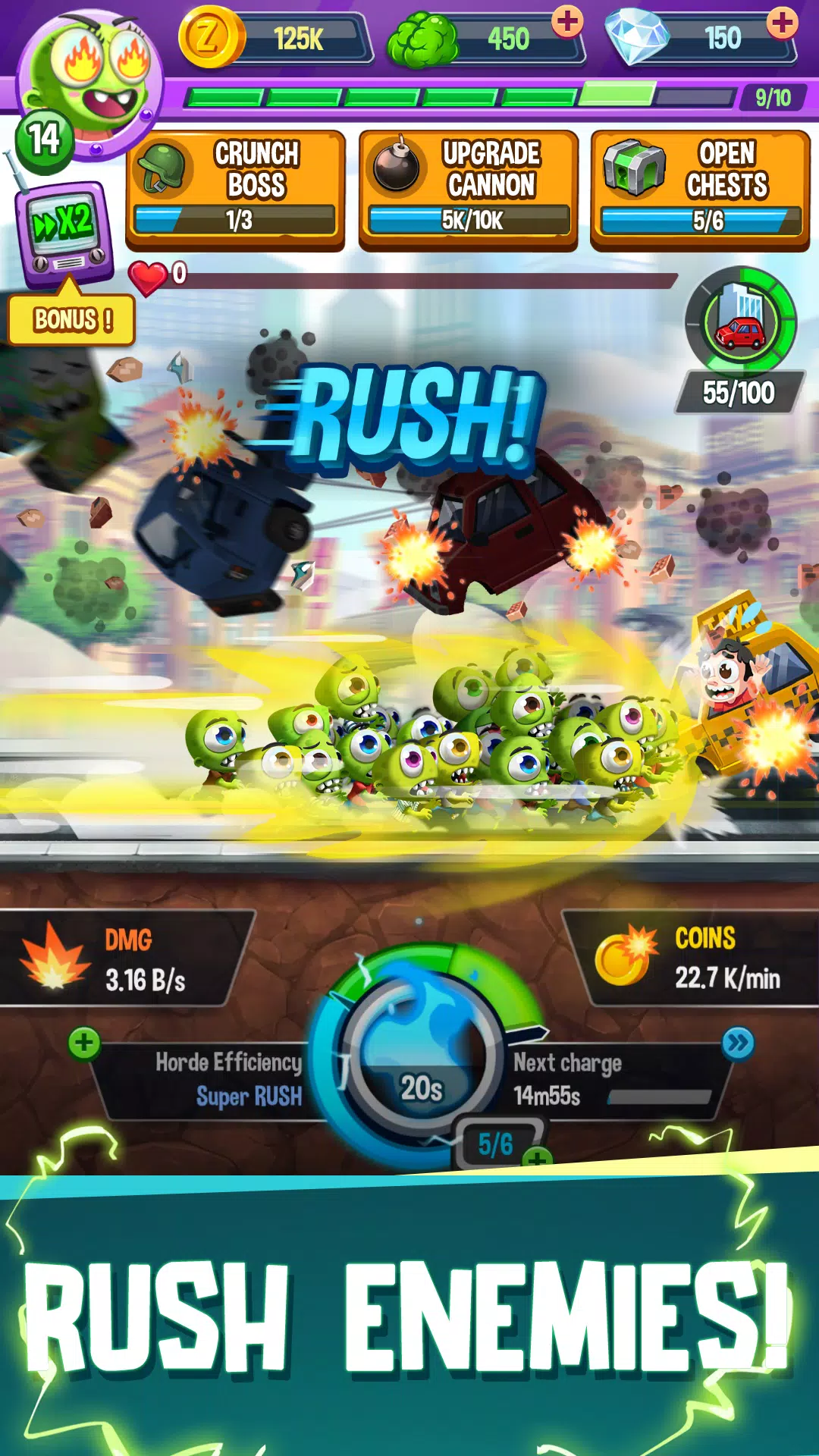 Idle Rush : Zombie Tsunami Screenshot 3