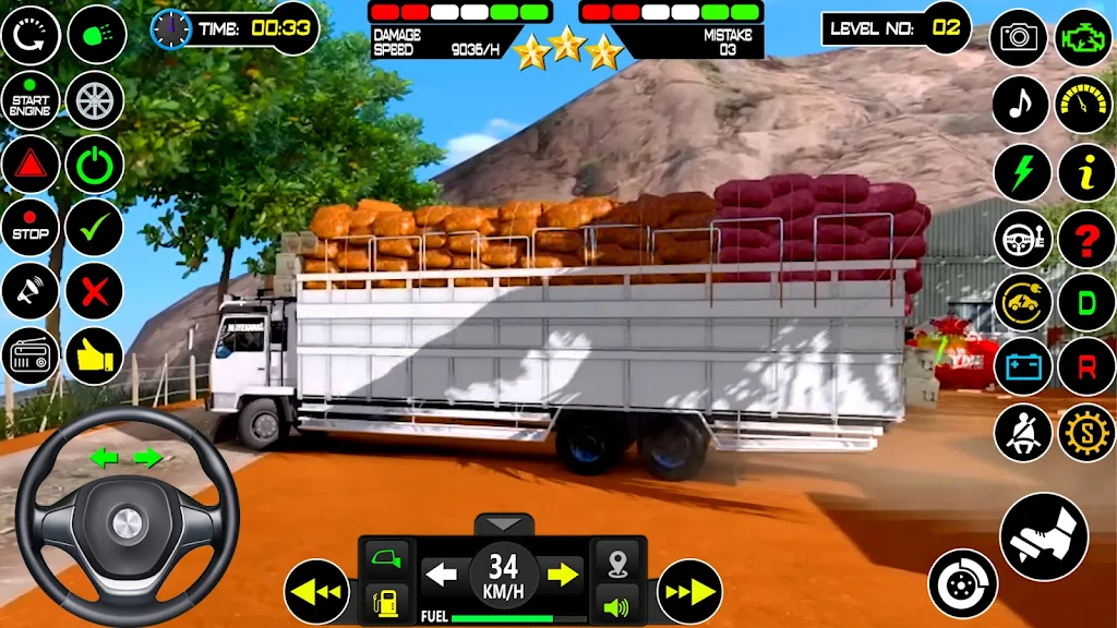 US Mud Truck Transport Game 3D Ảnh chụp màn hình 2