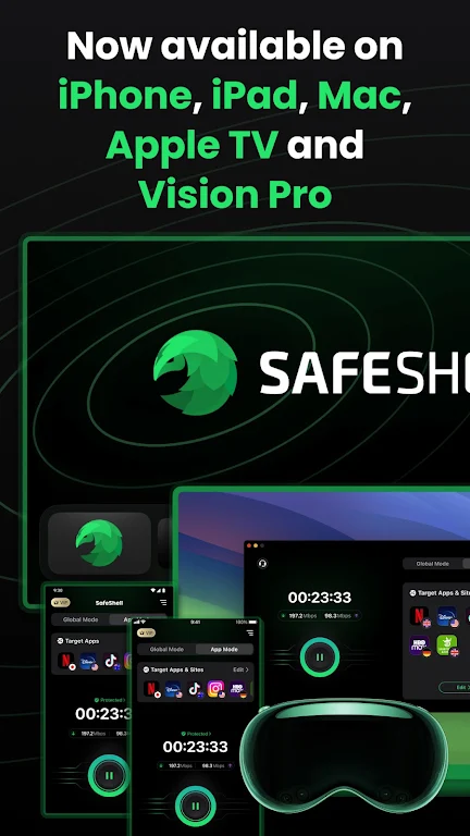 SafeShell VPN - Stream Freedom 螢幕截圖 3