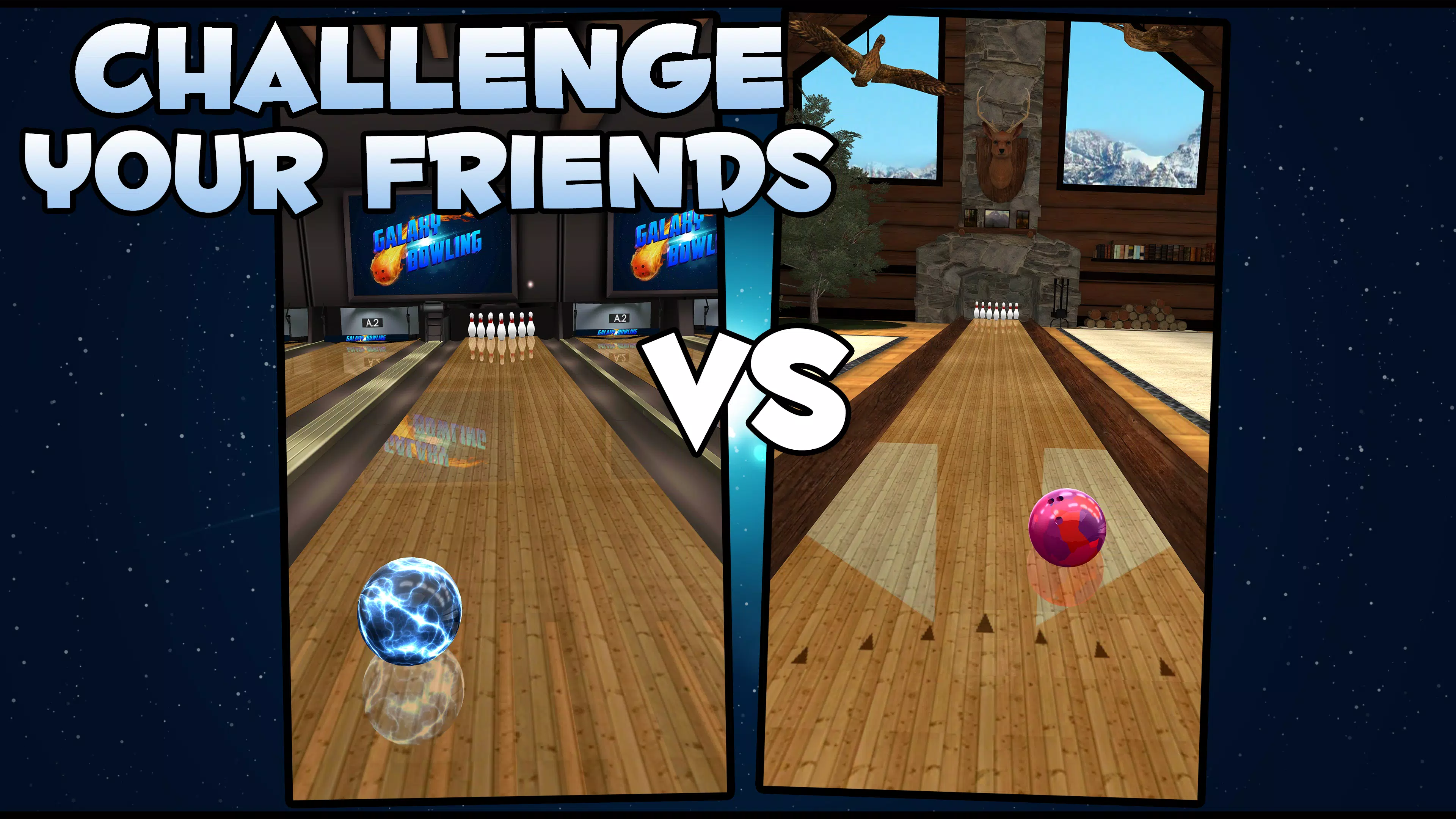 Galaxy Bowling 3D Screenshot 1