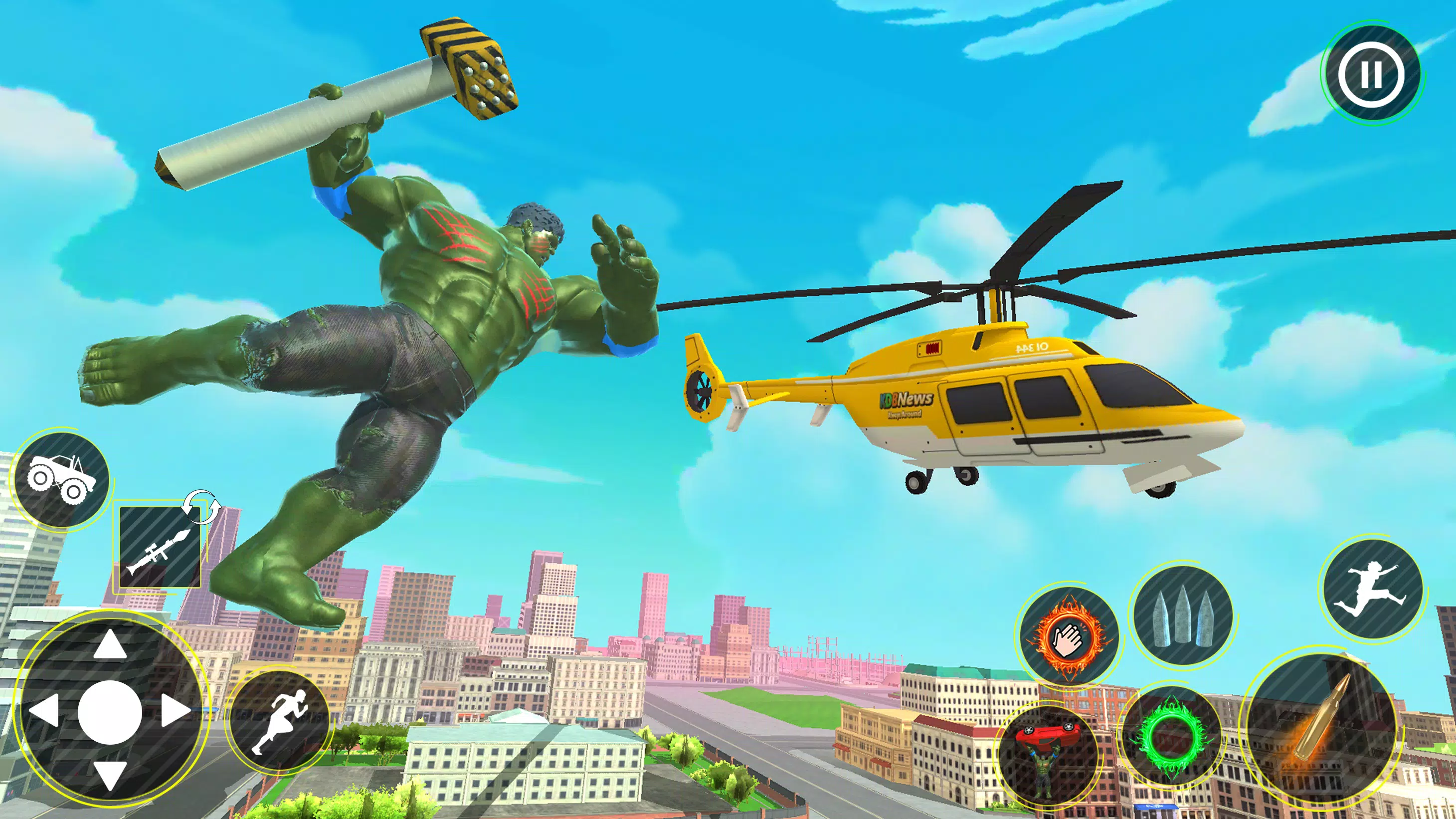 Incredible Monster Hero 3D War 螢幕截圖 1