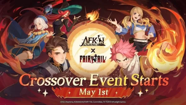 AFK ခရီးနှင့်နတ်သမီးပုံပြင်အမြီး crossover ယခုအသက်ရှင်!