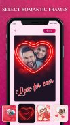 Romantic Photo Editor - Frames स्क्रीनशॉट 1