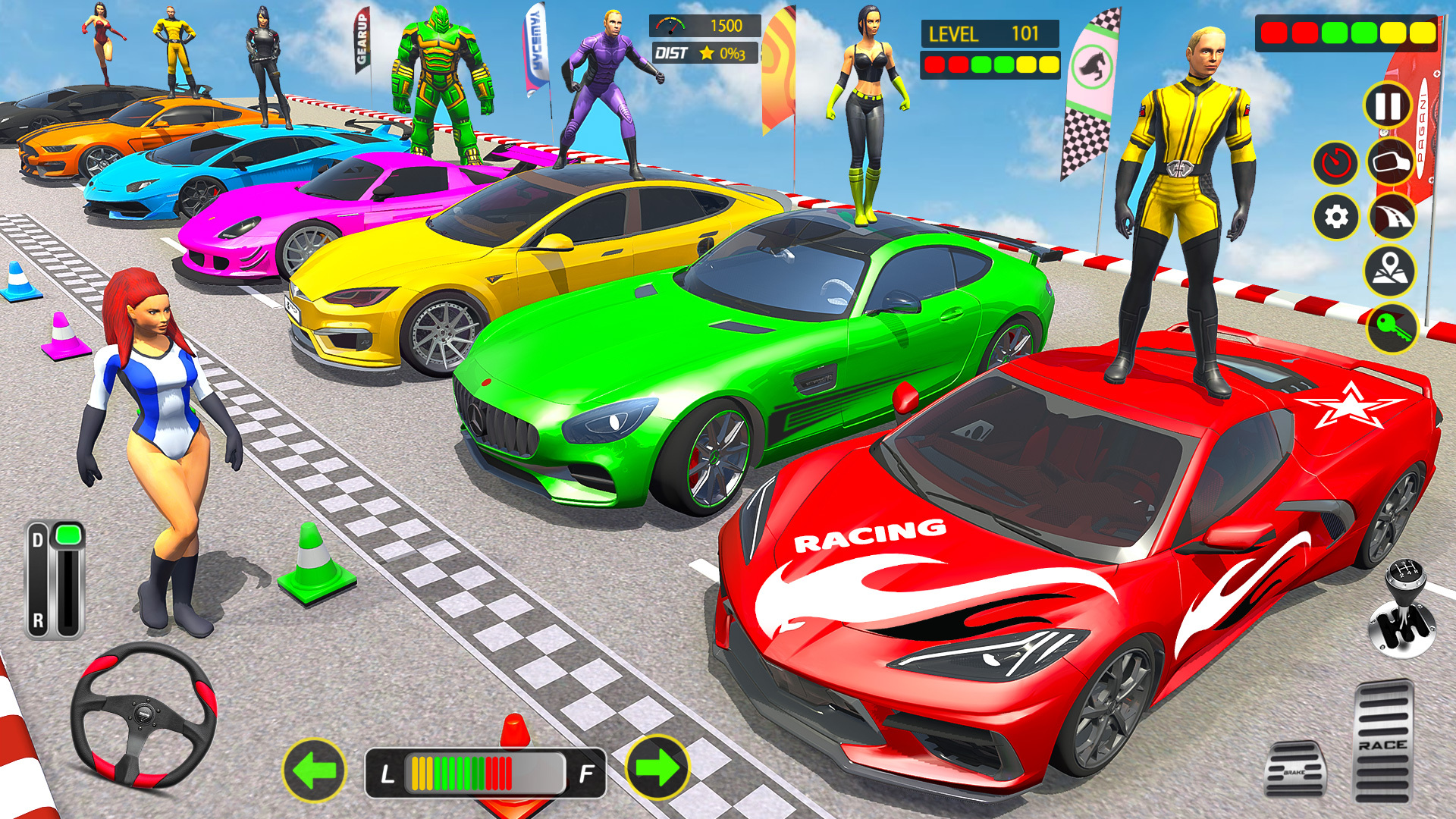 Ramp Car Stunts GT Car Game 스크린샷 0