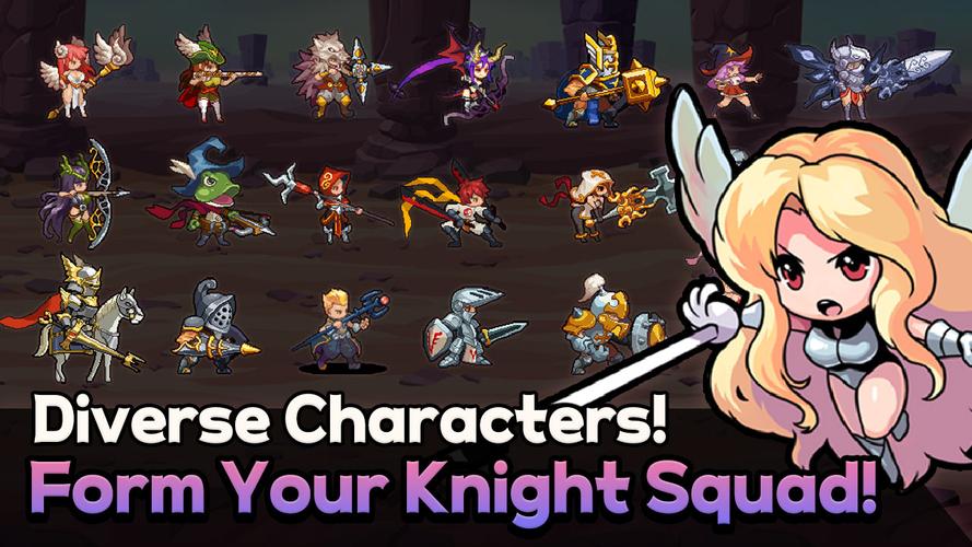 Rush! Knights : Idle RPG 螢幕截圖 3