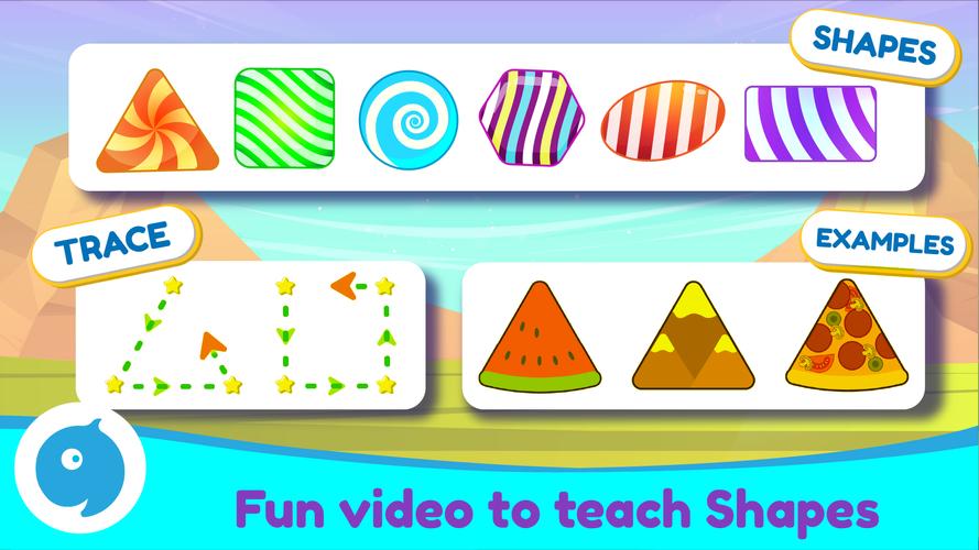 Colors & shapes learning Games Schermafbeelding 2
