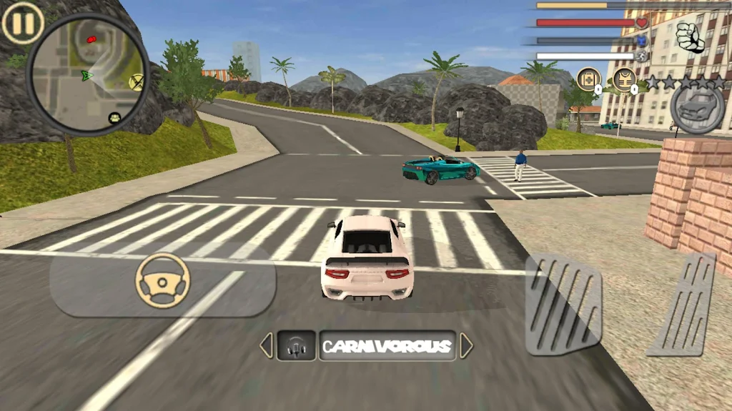 Spider Rope Hero Frog Ninja Strange Gangster Crime Captura de tela 1