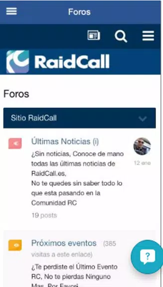 RaidCall Schermafbeelding 1