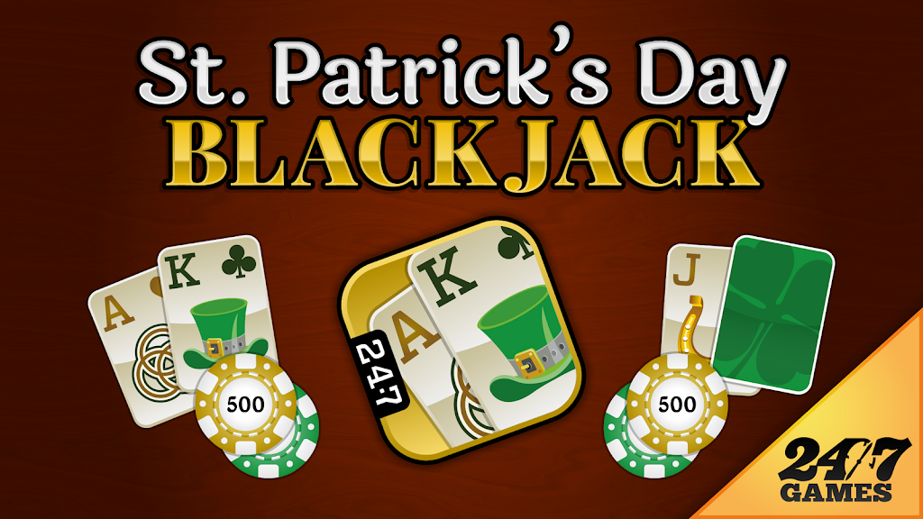 St. Patrick's Day Blackjack 螢幕截圖 0