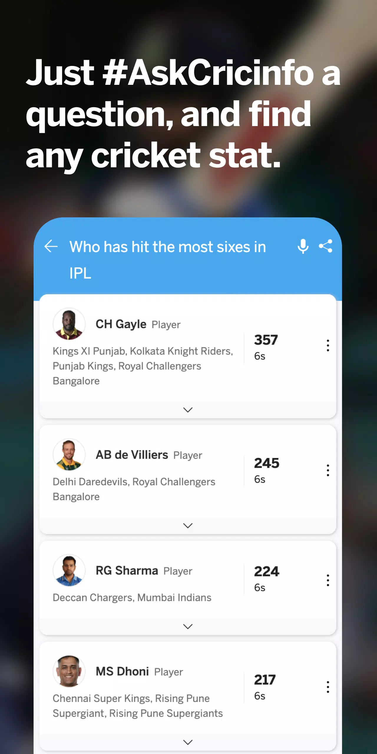 ESPNcricinfo - Live Cricket Screenshot 3