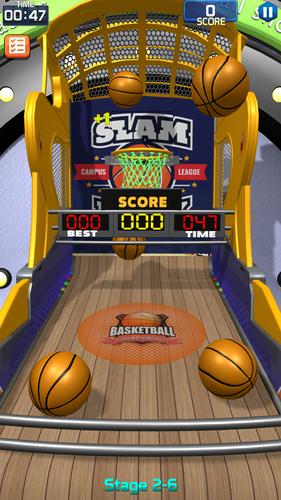 Flick Basketball Stages Скриншот 2