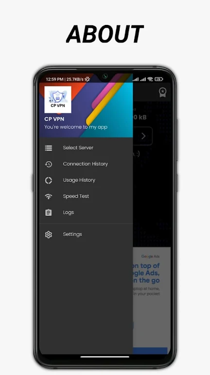 CP VPN ภาพหน้าจอ 3