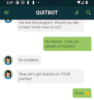 QuitBot ဖန်သားပြင်ဓာတ်ပုံ 0