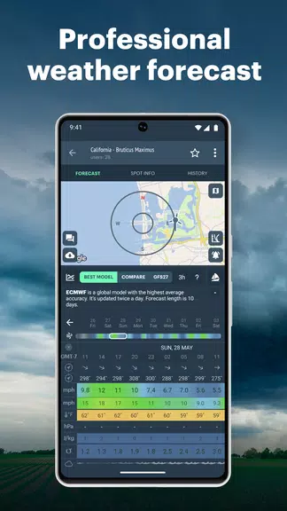 Windy.app - Enhanced forecast Captura de pantalla 1