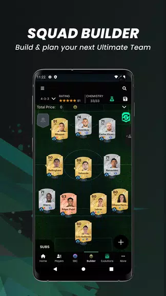 FUTBIN 24 Database & Draft Captura de pantalla 2