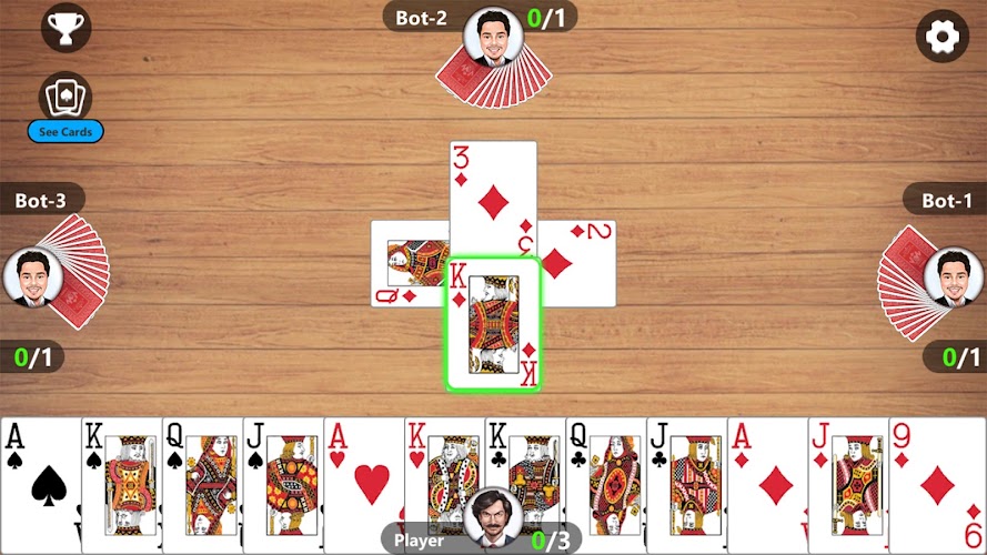 Callbreak Master 3 - Card Game 螢幕截圖 2