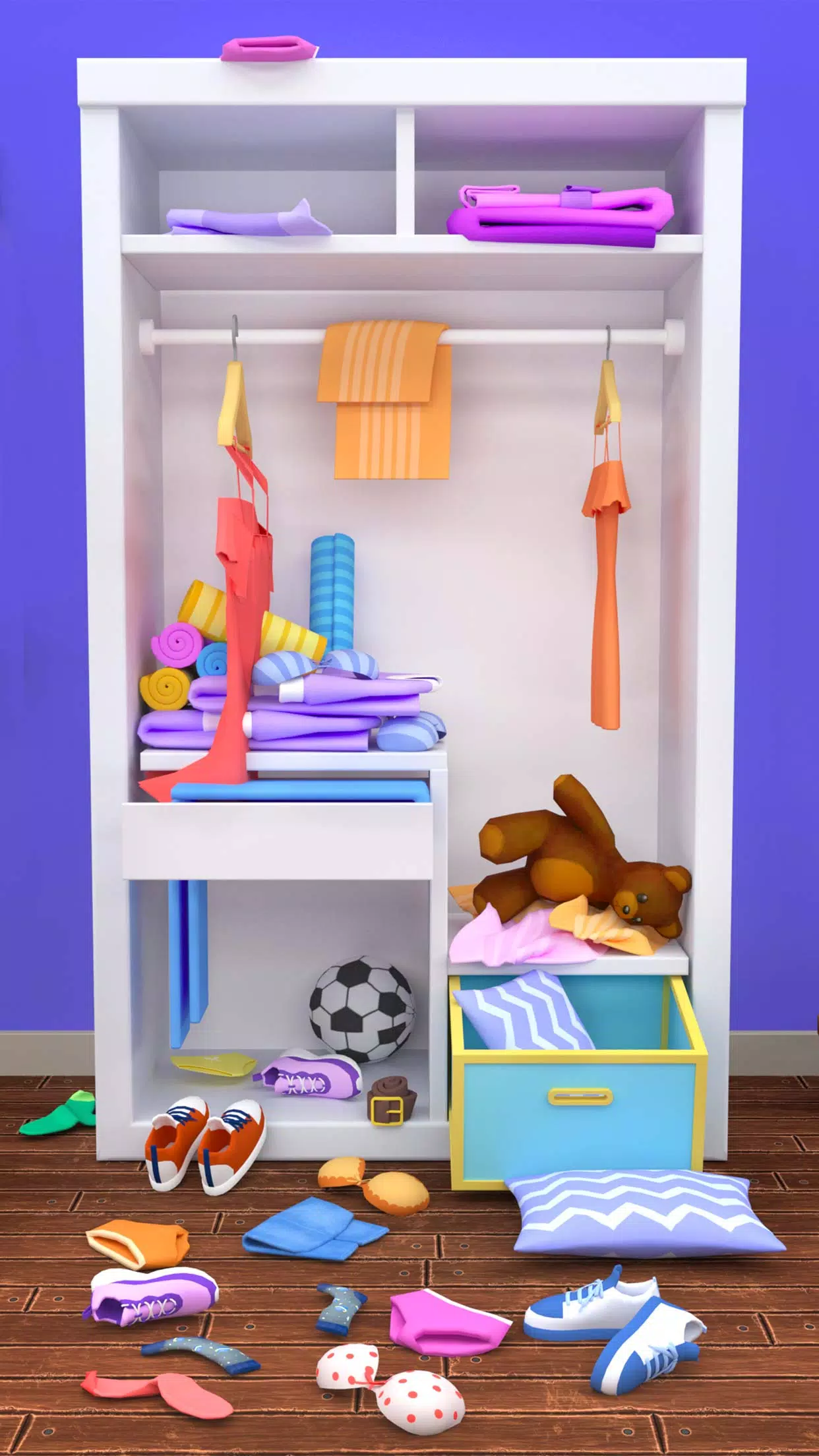 Fill the Closet: Organize Game স্ক্রিনশট 0