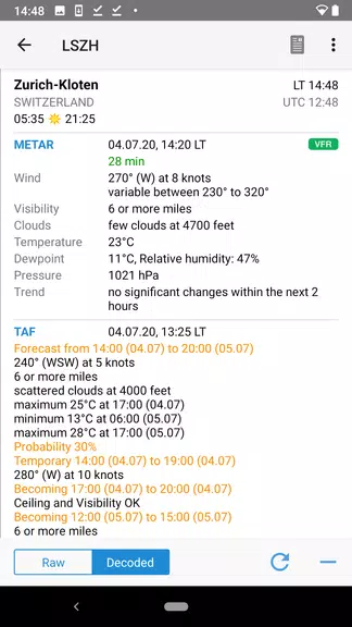 AeroWeather 螢幕截圖 2