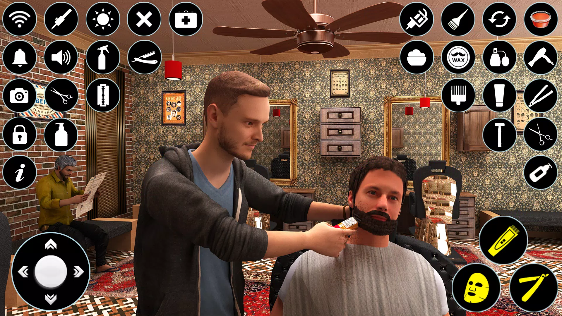 Barber Shop Game: Hair Salon ဖန်သားပြင်ဓာတ်ပုံ 1