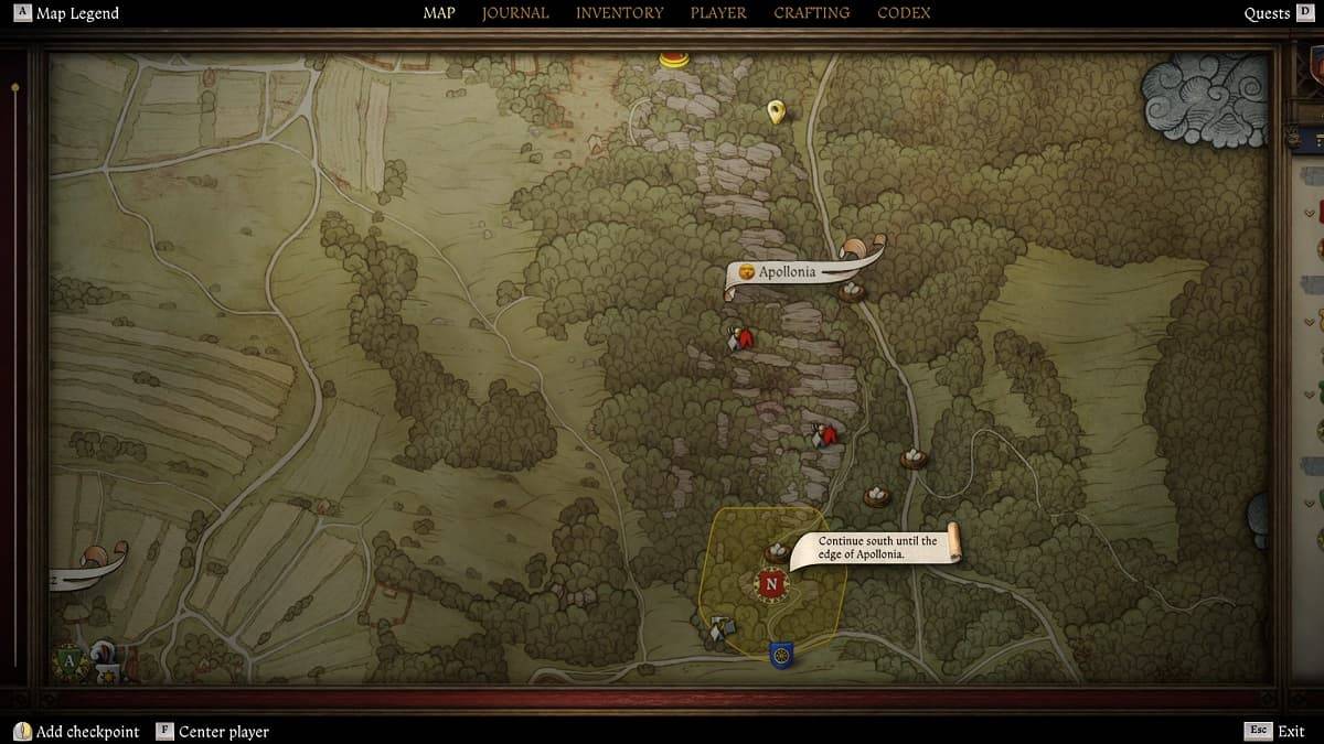 Reino venha Deliverance 2 Storm Location Mapa