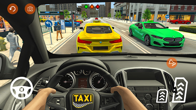 Grand Taxi simulator 3D game スクリーンショット 3