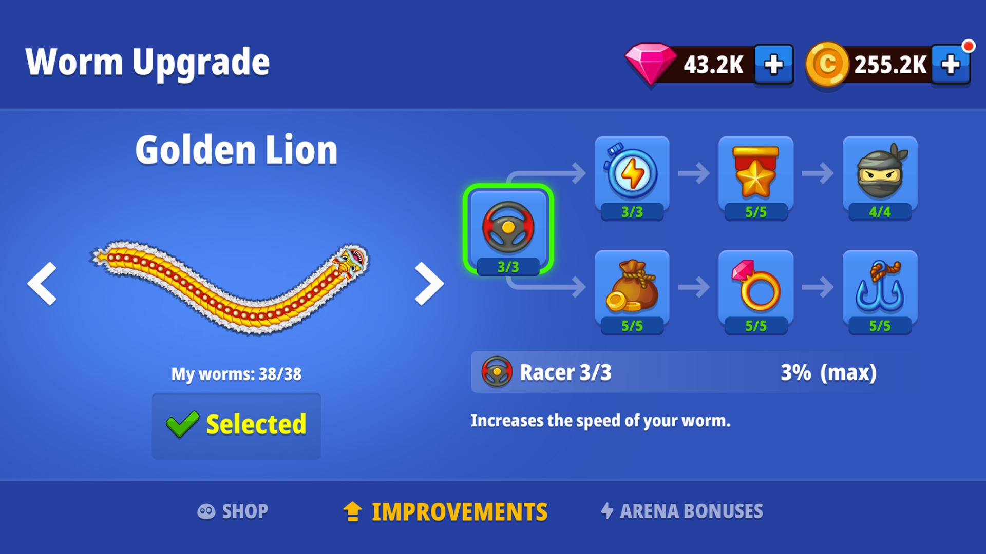 Worm Hunt - Snake game iO zone 螢幕截圖 2