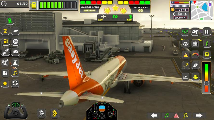 Real Flight Sim Airplane Games 螢幕截圖 3