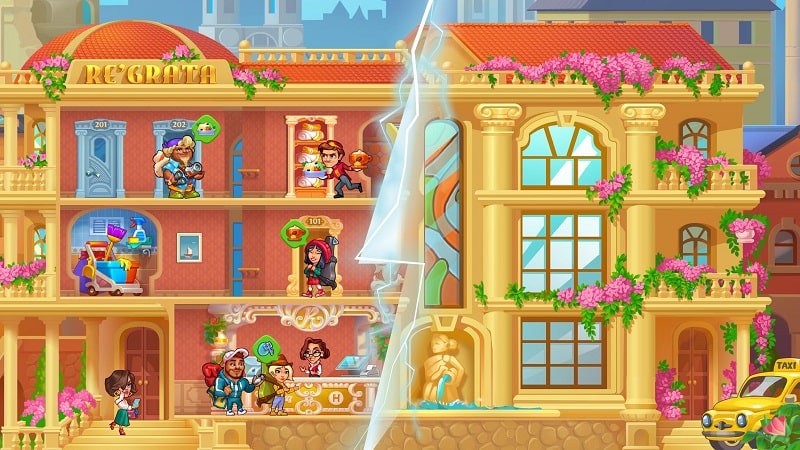 Grand Hotel Mania:Hotel Spiele Screenshot 3