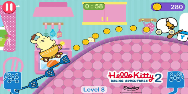 Hello Kitty games - car game应用截图第0张