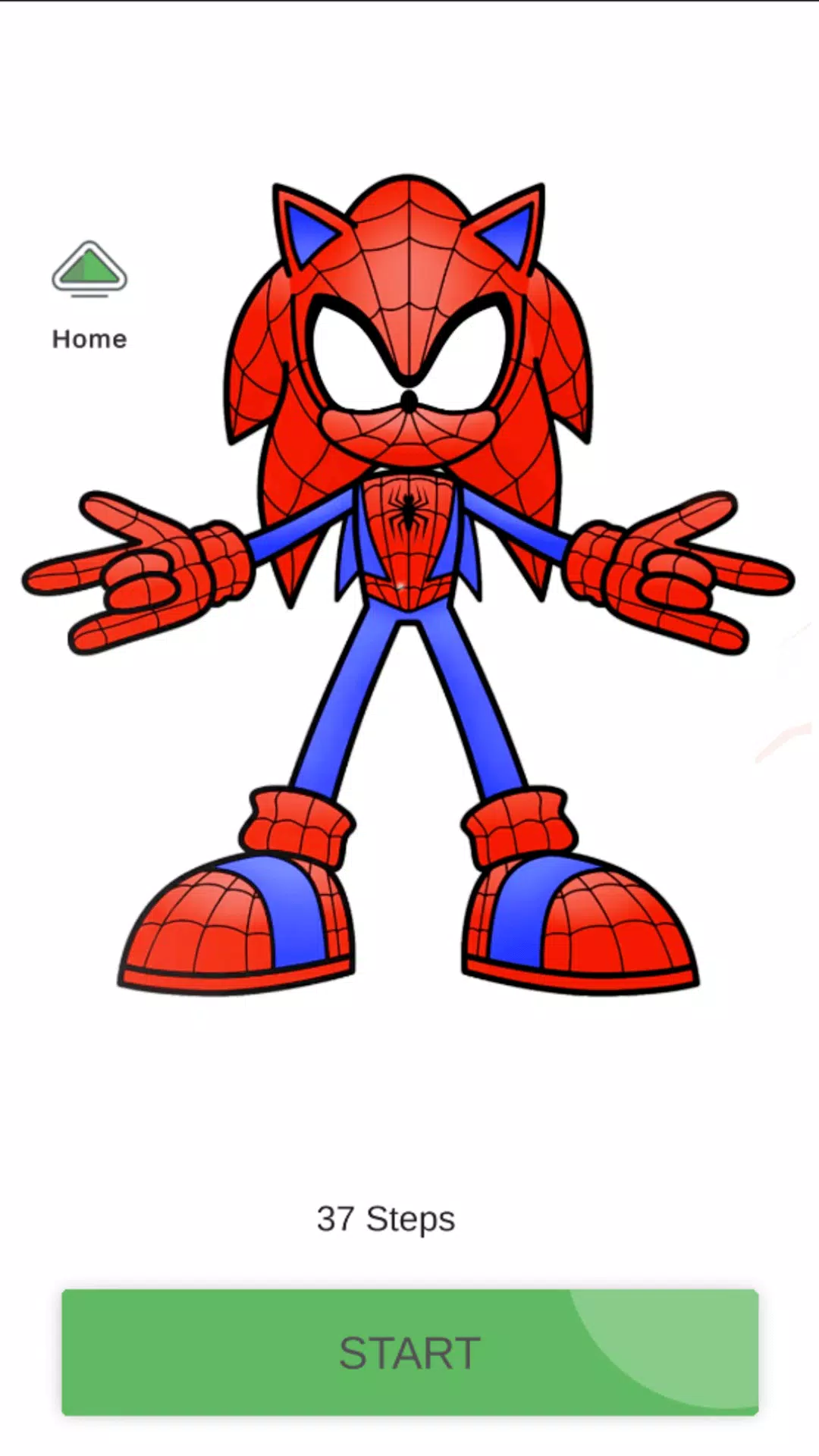 How to draw sonik characters Capture d'écran 2