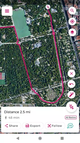 Just Draw It! - Route planner  Screenshot 2