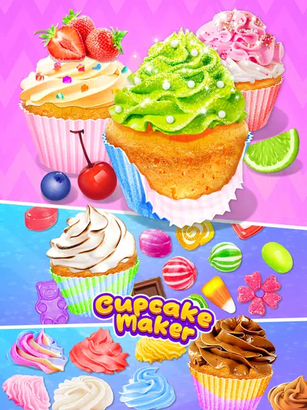 Cupcake Maker: Unicorn Cupcake Ảnh chụp màn hình 1