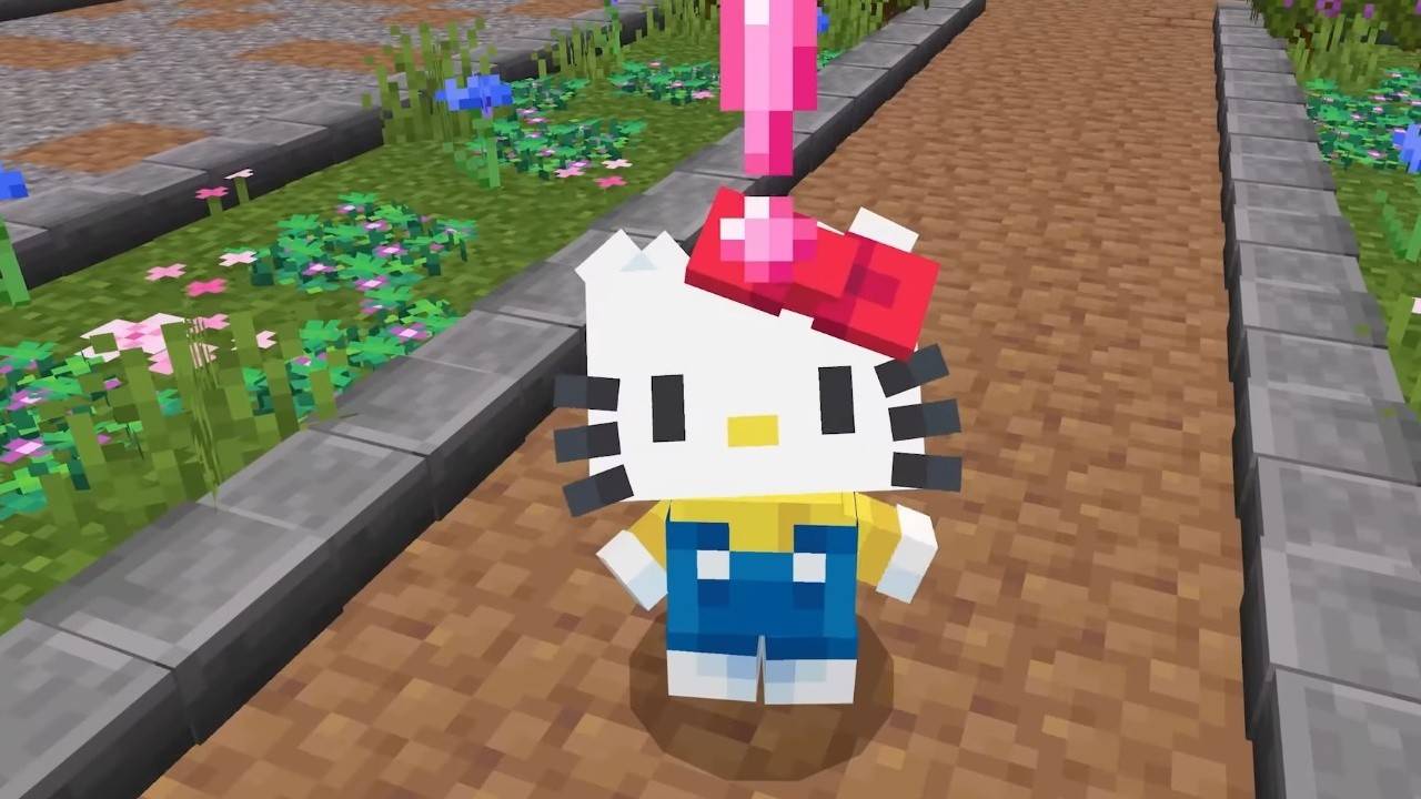 Minecraft présente un pack de personnages Hello Kitty officiel