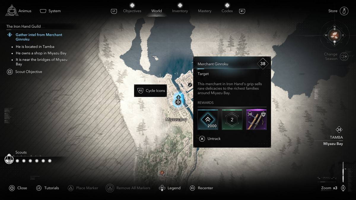 Assassin's Creed Shadows ရှိသံလက်များအစည်းအရုံးအားလုံး GinRoku
