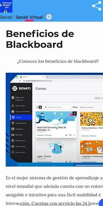 Senati Blackboard应用截图第0张