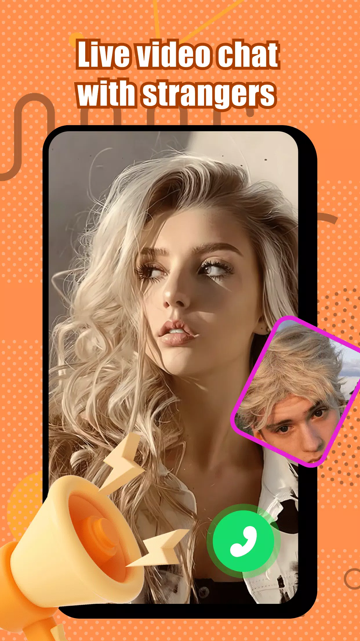 Wonk - live video chat Ảnh chụp màn hình 3
