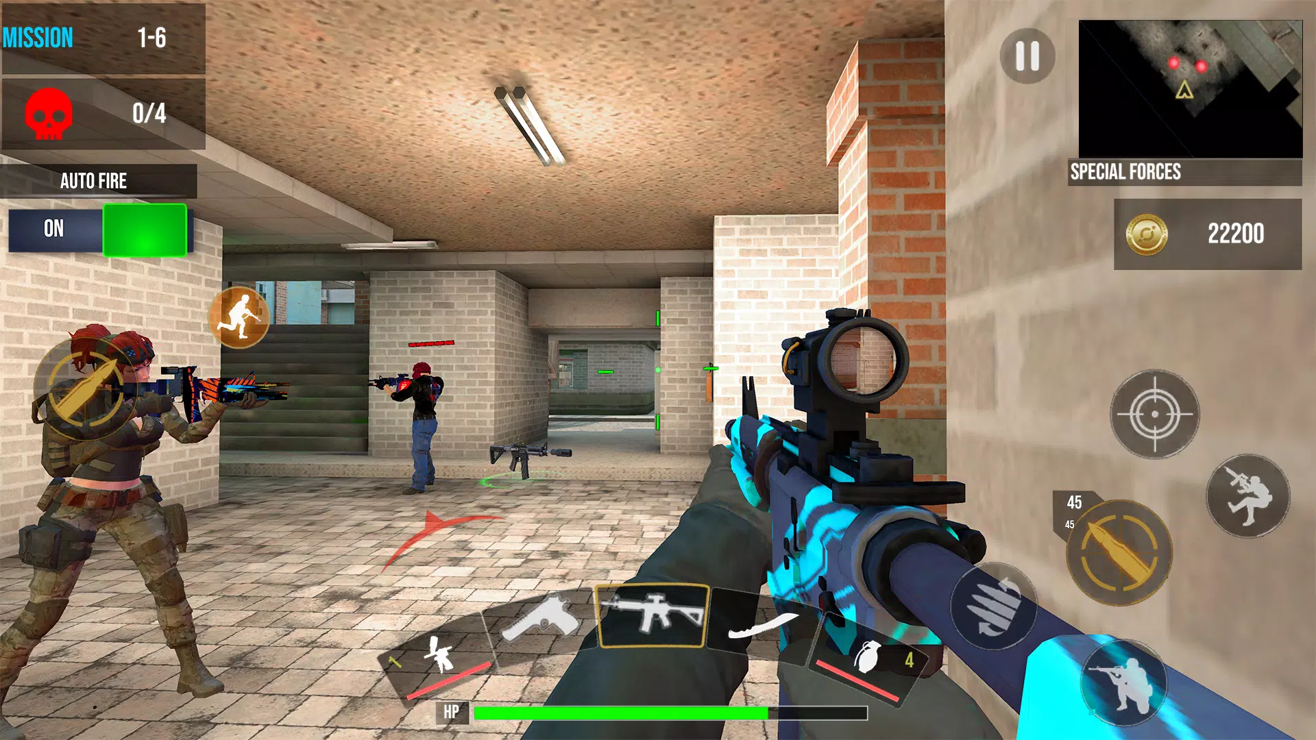 FPS Commando Strike 3D Zrzut ekranu 1