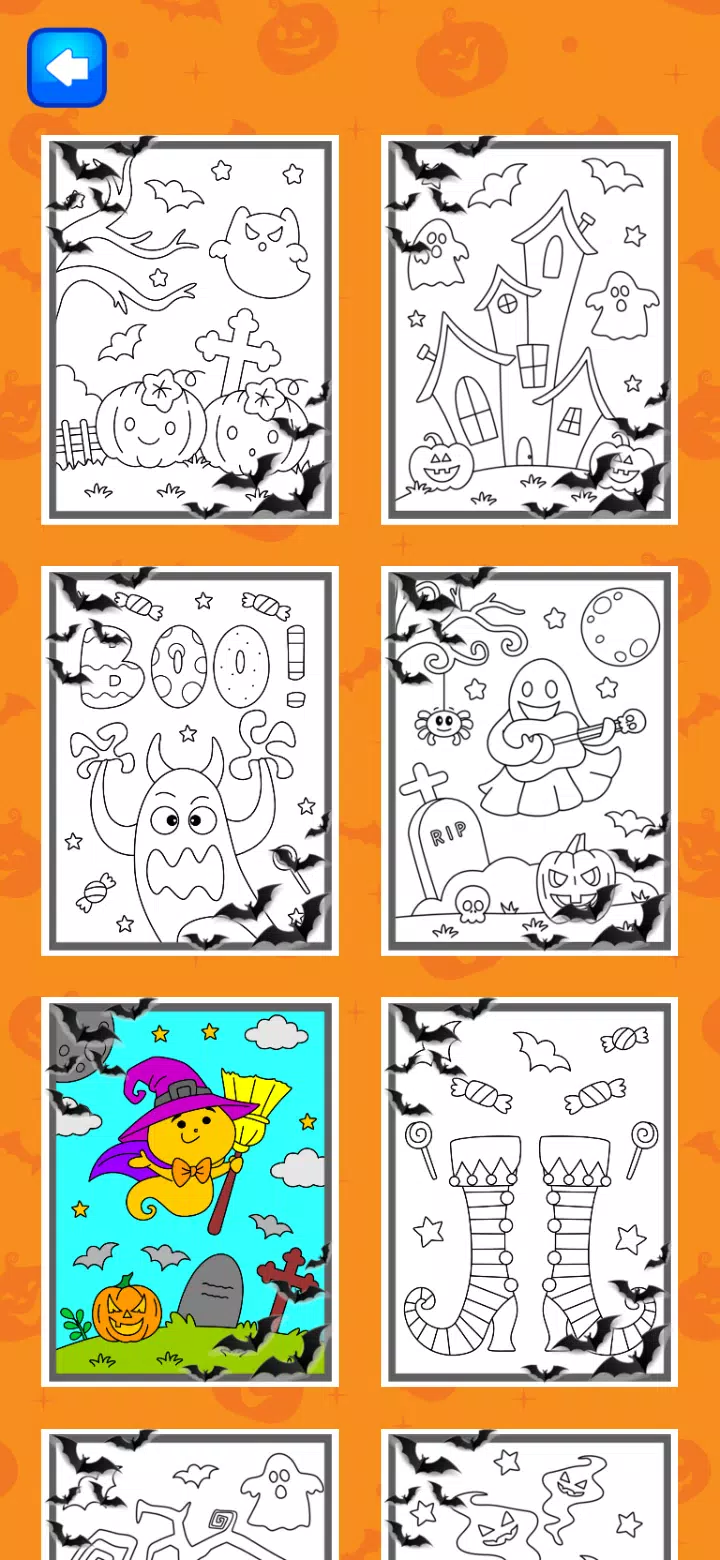 Halloween Coloring Game Capture d'écran 3