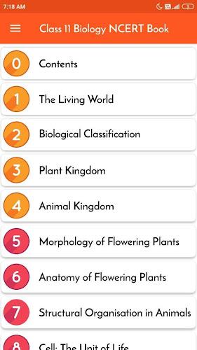 Class 11 Biology NCERT Book应用截图第2张