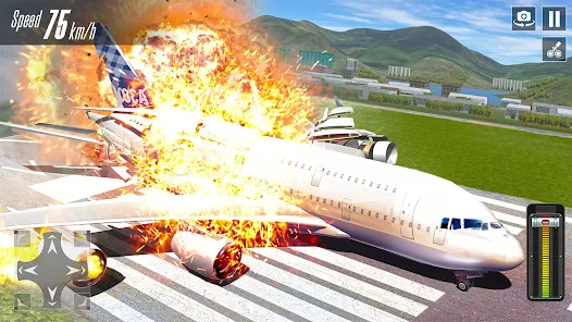 Plane Crash 3d: Airplane Games 螢幕截圖 2