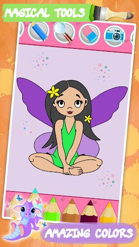 Princess Coloring - Kids Fun Ảnh chụp màn hình 2