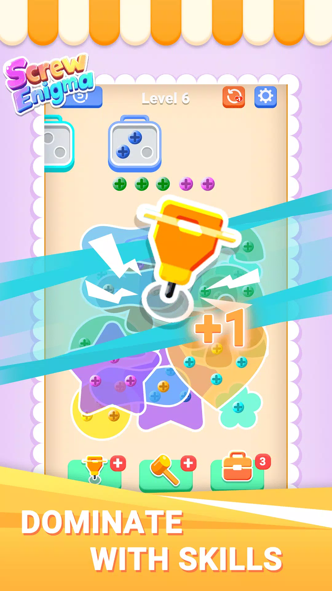 Screw Enigma Capture d'écran 1