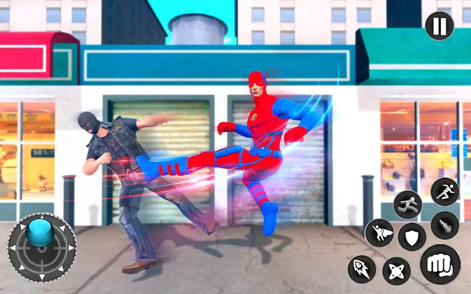 Captain Super Hero Man Game 3D 螢幕截圖 3