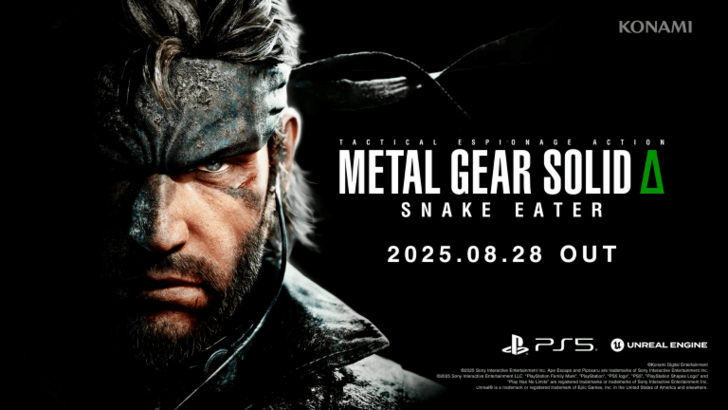 Metal Gear Solid Delta သည်ရက်နှင့်အချိန်ကိုလွှတ်ပေးရန်