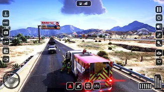 Fire Truck Game:US Firefighter Screenshot 0